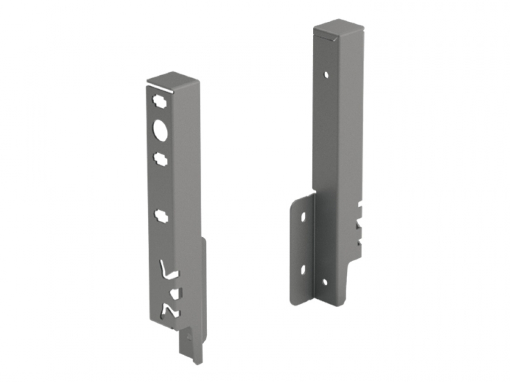 З'єднувач задньої стінки ArciTech лівий Hettich H=186 антрацит (9.121.848)