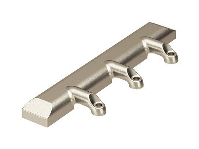 Адаптер Hafele для алюминиевой рамы к подъемникам Free Flap/Swing/Flap никель (372.91.599)