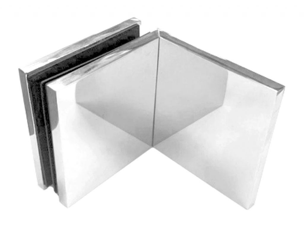 Коннектор GIFF Glass Premio MILANO стена-стекло 90° полированный хром