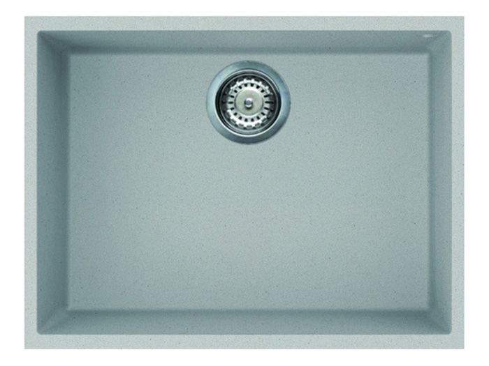 Мойка искусственный камень Elleci 540x440 Quadra 105 под столешницу Aluminium M79