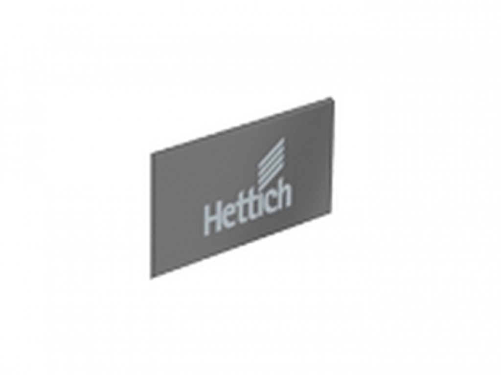 Заглушка с логотипом ArciTech Hettich антрацит (9.123.005)