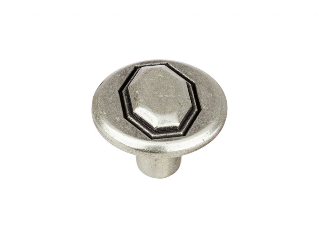 Ручка кнопка Ferretto 385.35-16 состаренное серебро