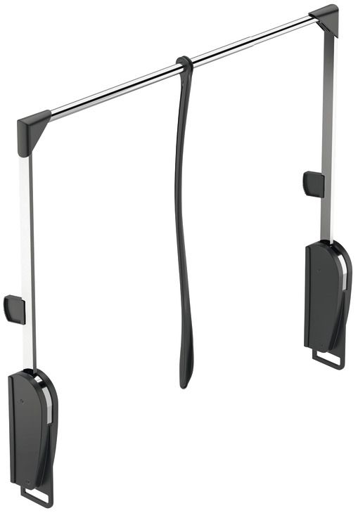 Гардеробний ліфт-пантограф INNOMINATO 620-950 8 кг чорний/хром Hafele