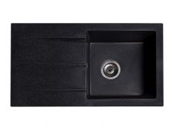 Мийка штучний камінь Solid КВАДРО 780х435 антрацит (без отвору під змішувач)