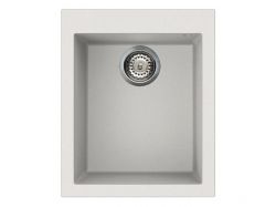 Мойка искусственный камень Elleci 410x500 Quadra 100 Bianco Titano G68