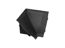 Уголок к плинтусу кухонному Черный внутренний