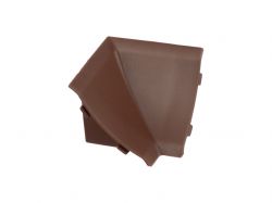 Уголок к плинтусу кухонному Темно-коричневый внутренний