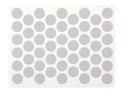 Заглушка конфірмата самоклеюча Weiss d=14 сірий (50 шт) (288)