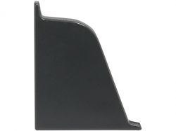 Заглушка к плинтусу 118 Rehau Темно-серый-левая 98151