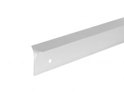 Стиковка стільниці кутова L-закруглена GIFF 28х600 алюміній