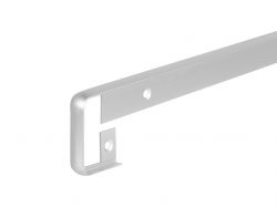 Стиковка стільниці пряма U-закруглена GIFF 38х600 алюміній