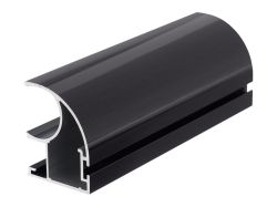 Вертикальний відкритий профіль з пазом під щітку Slider Expert L=5200 венге глянець