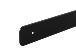 Заглушка стільниці торцева ліва U-закруглена UA 38х600 R-6 мм чорний