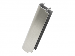 Кут до цоколю 90* Volpato Н=100 нікель браш