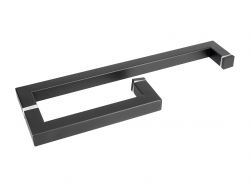 Ручка-тримач для рушника квадратна GIFF 114 чорний матовий