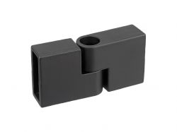 З'єднувач з регулюванням труба-труба 30x10 GIFF чорний матовий