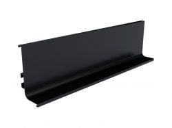 Профиль Gola L-образный горизонтальный Virno Style L=4200 черный матовый