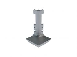 Угол внешний 90° к L-образному профилю Gola Virno Style алюминий