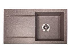 Мойка искусственный камень Solid КВАДРО 780х435 гранит (без отверстия под смеситель)