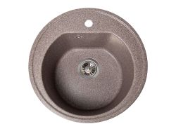 Мойка искусственный камень Solid КЛАССИК D510 гранит (с отверстием под смеситель)