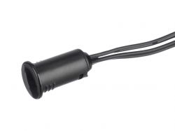 Выключатель диммируемый сенсорный GIFF врезной d=12 с индикатором 3,7-24V 5A черный