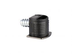 Полкодержатель для ДСП полки 16-19 мм GIFF Clamp S черный никель