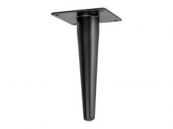 Опора нерегулируемая коническая GIFF Vivaro H=150 черный матовый