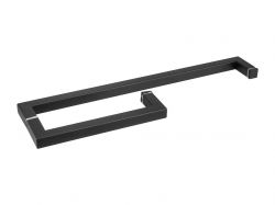 Ручка-тримач для рушника 19х19х430х200 GIFF чорний матовий