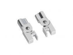 Уголок регулируемый профиль-стекло хром