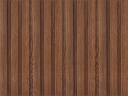 Стінова панель МДФ Super Profil 117(104)x12х2800 Дуб Родос темний