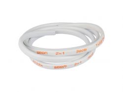 Провод электрический медный ШВВП 2х1,0 мм.кв белый