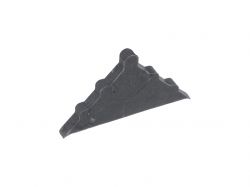 Кутник захисний пластиковий для дзеркала та скла 4 мм 40х40