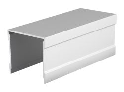 Профиль направляющий верхний одинарный SLIDER L=5000 серебро