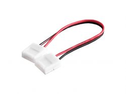 Конектор для LED 8мм з проводом (стрічка-стрічка)