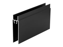 Горизонтальний профіль нижній SLIDER PROJECT L=5000 чорний