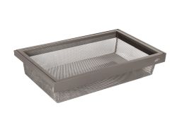 Кошик центральний висувний з дотягувачем Virno Home 764*420*140 сірий