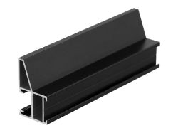 Профіль вертикальний Slider STONE L=5300 чорний браш