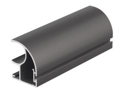 Профіль вертикальний відкритий з пазом під щітку Slider EXPERT L=5200 титан