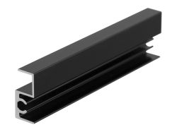 Профиль горизонтальный верхний Slider AIR L=5000 черный браш