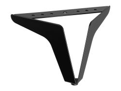 Опора нерегулируемая изогнутая GIFF Letton H=130 черный матовый