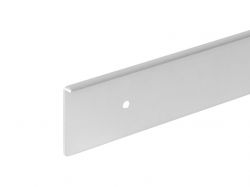 Заглушка стільниці торцева ліва U-закруглена GIFF 38х600 R-1 алюміній