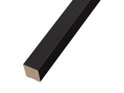 Рейка декоративная Super Profil 2529 МДФ 25х30х2800 Черный