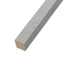 Рейка декоративная Super Profil 2529 МДФ 25х30х2800 Бетон светлый