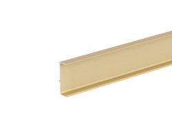 Профиль Gola L-образный универсальный Volpato Clap`n`FIT L=4200 матовое золото (80/G38)