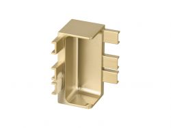 Угол внутренний 90* к L-образному профилю Gola Volpato Clap`n`FIT матовое золото