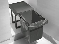 Відро 16 л висувне для сміття INOXA ардезія