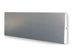 Уцінка. Планка цокольна Volpato L=4000 H=100 алюміній гладкий