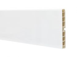 Уцінка. Планка цокольна Volpato L=4000 H=100 білий глянець