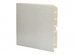 Уцінка. Планка цокольна Volpato L=4000 H=100 нікель браш