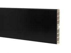 Уценка. Планка цокольная Volpato L=4000 H=100 черный матовый